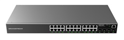 Grandstream GWN7803P L2+ Managed Network PoE Switch 24x 1Gb RJ45, 4x SFP, DHCP, QoS, VLAN