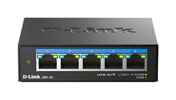 D-Link DMS-105 E 5-port 2.5G Multi-Gigabit QoS IGMP Snooping Switch