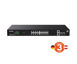 Tenda TEG2220P-16-250W Gigabit Websmart L2 Cloud PoE+ Switch 230W, 16x1Gb s PoE+, 2xRJ45, 2xSFP,Rack