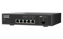 QNAP switch QSW-L3205-1C4T (4x 10GbE port, 1x 10G SFP+ NBASE-T Combo, Lite Managed)