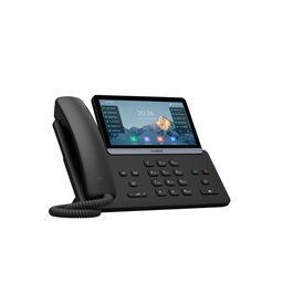 Yealink SIP-T77U SIP telefon, PoE, 16 SIP účtů, 7" bar. LCD, GigE, 2x USB