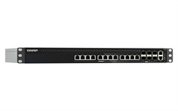 QNAP řízený switch QSW-M5218P-6F12T (6x 25GbE SFP28 port, 12x 10GbE PoE RJ45 port, L3)