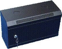 10" rack jednodílný 4U 140 DATACOM černý plech.dv.