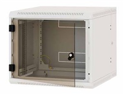19" rozvaděč dvoudílný 4U 295mm celoskleněné dveře
