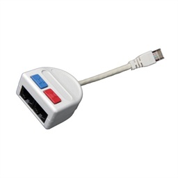 Rozdvojka počítač počítač 2 x RJ45 UTP