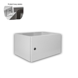 Datacom 19"venkovní rozvaděč 4U 600x400 IP65 šedý