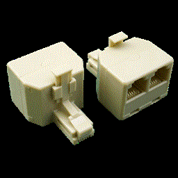 DATACOM Rozdvojka UTP CAT5E 3xRJ45 (8p8c-1M 2F)