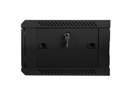 Nástěnný rack 19'' 4U 600X450mm černý flat pack