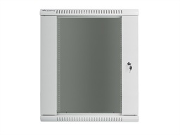 Nástěnný rack 19'' 15U 600X450mm šedý flat pack