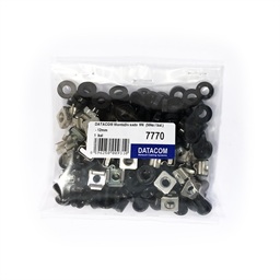 Montážní sada M6 (50ks bal.) - 12mm BLACK