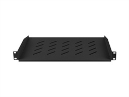 LANBERG 19" PEVNÁ POLICE 1U 483X315MM MAX. NOSNOST DO 25 KG ČERNÁ
