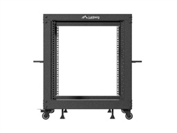 LANBERG OTEVŘENÝ RACK 12U 19" 600X600-1100 NASTAVITELNÝ ČERNÝ