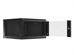 LANBERG 19" RACKOVÁ SKŘÍŇ PRO MONTÁŽ NA STĚNU 6U 600X600 (FLAT PACK) ČERNÁ V2