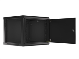 LANBERG RACKOVÁ SKŘÍŇ 19" PRO MONTÁŽ NA STĚNU 9U 600X600 PRO VLASTNÍ MONTÁŽ S KOVOVÝMI DVEŘMI ČERNÁ