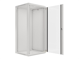 LANBERG RACKOVÁ SKŘÍŇ 19" NÁSTĚNNÁ 27U 600X600 (FLAT PACK) S PROSKLENÝMI DVEŘMI ŠEDÁ V2