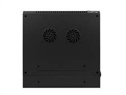 LANBERG RACKOVÁ SKŘÍŇ 19" DVOUDÍLNÁ NÁSTĚNNÁ 6U 600X600 (FLAT PACK) ČERNÁ