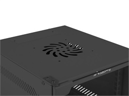 LANBERG RACKOVÁ SKŘÍŇ 10" PRO MONTÁŽ NA STĚNU 9U 280X310 (FLAT PACK) S PROSKLENÝMI DVEŘMI ČERNÁ