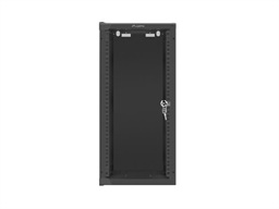 LANBERG RACKOVÁ SKŘÍŇ 10" NÁSTĚNNÁ 12U 280X310 (FLAT PACK) S PROSKLENÝMI DVEŘMI ČERNÁ