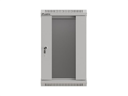 LANBERG RACKOVÁ SKŘÍŇ 10" NÁSTĚNNÁ 9U 300X300 (FLAT PACK) S PROSKLENÝMI DVEŘMI ŠEDÁ