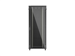 LANBERG 19" VOLNĚ STOJÍCÍ RACKOVÁ SKŘÍŇ 42U 800X1000 (FLAT PACK) S PROSKLENÝMI DVEŘMI ČERNÁ