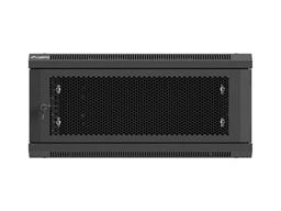 LANBERG NÁSTĚNNÁ INSTALAČNÍ SKŘÍŇ 19" 4U 600X600 ČERNÉ PERFOROVANÉ DVEŘE (PLOCHÉ BALENÍ)