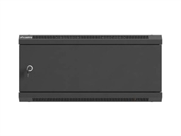 LANBERG NÁSTĚNNÁ INSTALAČNÍ SKŘÍŇ 19" 4U 600X450 ČERNÉ KOVOVÉ DVEŘE (PLOCHÉ BALENÍ)