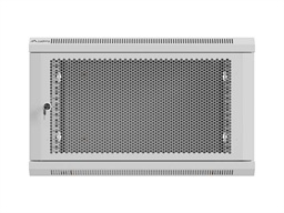 LANBERG NÁSTĚNNÁ INSTALAČNÍ SKŘÍŇ 19" 6U 600X600 ŠEDÉ PERFOROVANÉ DVEŘE (PLOCHÉ BALENÍ)