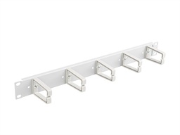 19" PANEL PRO SPRÁVU KABELŮ S 5 PLASTOVÝMI DRŽÁKY 1U TYP B ŠEDÝ LANBERG