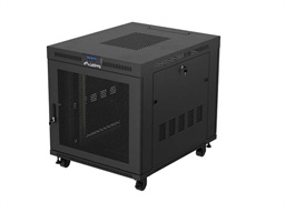 19" VOLNĚ STOJÍCÍ RACKOVÁ SKŘÍŇ 15U 800X1000 (FLAT PACK) ČERNÁ S PROSKLENÝMI DVEŘMI LCD LANBERG V2