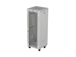 INSTALAČNÍ STOJAN 19" 32U 600X600 ŠEDÉ SKLENĚNÉ DVEŘE LCD LANBERG (FLAT PACK) V2