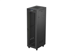 19" VOLNĚ STOJÍCÍ RACKOVÁ SKŘÍŇ 42U 600X800 (FLAT PACK) SE SÍŤOVÝMI DVEŘMI LCD ČERNÁ LANBERG V2