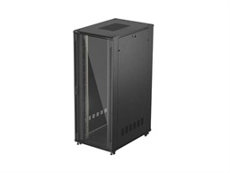 19" VOLNĚ STOJÍCÍ RACKOVÁ SKŘÍŇ 42U 800X1200 ČERNÉ SKLENĚNÉ DVEŘE LANBERG (PLOCHÉ BALENÍ)