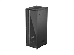 19" VOLNĚ STOJÍCÍ RACKOVÁ SKŘÍŇ 47U 800X1000 (FLAT PACK) S PROSKLENÝMI DVEŘMI ČERNÁ LANBERG