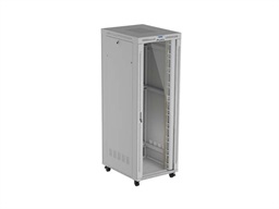 19" VOLNĚ STOJÍCÍ RACKOVÁ SKŘÍŇ 47U 800X1000 ŠEDÉ PROSKLENÉ DVEŘE LCD LANBERG (FLAT PACK) V2