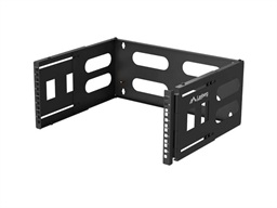 SKLÁDACÍ DRŽÁK PRO MONTÁŽ NA STĚNU 19" 4U 497X400 240 ČERNÝ LANBERG