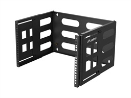 SKLÁDACÍ DRŽÁK PRO MONTÁŽ NA STĚNU 19" 6U RACK 497X400 240 ČERNÝ LANBERG