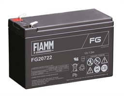 Fiamm olověná baterie FG20722 12V 7,2Ah Faston 6,3