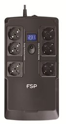 FSP UPS NanoFit 800, 800 VA   480 W, 2xUSB power, LCD, RJ45, offline