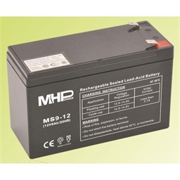 Pb akumulátor MHPower VRLA AGM 12V 9Ah (MS9-12)