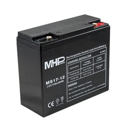 Pb akumulátor MHPower VRLA AGM 12V 17Ah (MS17-12)
