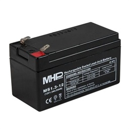Pb akumulátor MHPower VRLA AGM 12V 1,3Ah (MS1.3-12