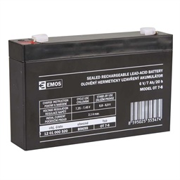 AKUMULÁTOR SLA 6V 7Ah FA-4,7mm