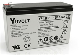 Yuasa YUVOLT Y7-12FR VdS (12V; 7Ah, F1)
