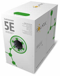 Instalační kabel Solarix CAT5E UTP PVC Eca 305m box SXKD-5E-UTP-PVC