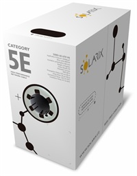 Instalační kabel Solarix CAT5E UTP PE Fca venkovní 305m box SXKD-5E-UTP-PE
