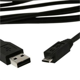 USB Kabel A Male Micro B Male 2.0 Black HQ 1,8m