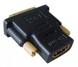 GEMBIRD redukce HDMI-DVI-D F M,zlacené kontakty, černá
