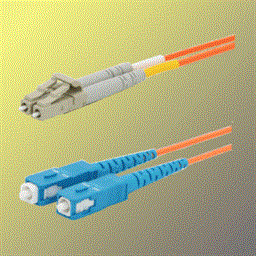 Optický patchkabel duplex LC-SC 50 125 µm MM,15m, OM2