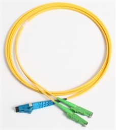 Patchcord FO duplex E2000 APC-LC 9 125um SM 1m, OS2