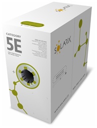 Instalační kabel Solarix CAT5E UTP PVC Eca 500m box SXKD-5E-UTP-PVC